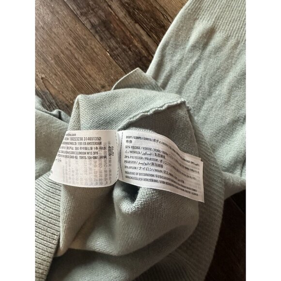 Abercrombie Crew Neck Sweater in Green Size Large Stretch - Picture 5 of 6